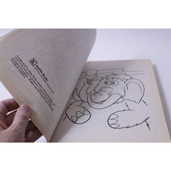 Kappa, Activity Books, Jumbo, 2003, Animals, Colossal, Uncolored, Coloring Book, - Picture 2 of 5